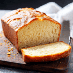 Keto Bread loaf with golden crust
