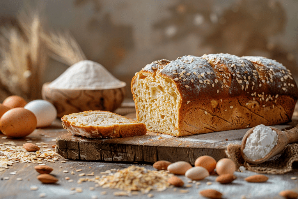 Keto Bread Perfection: Soft, Low‑Carb Loaf You’ll Love 11 Keto bread ingredients flat lay
