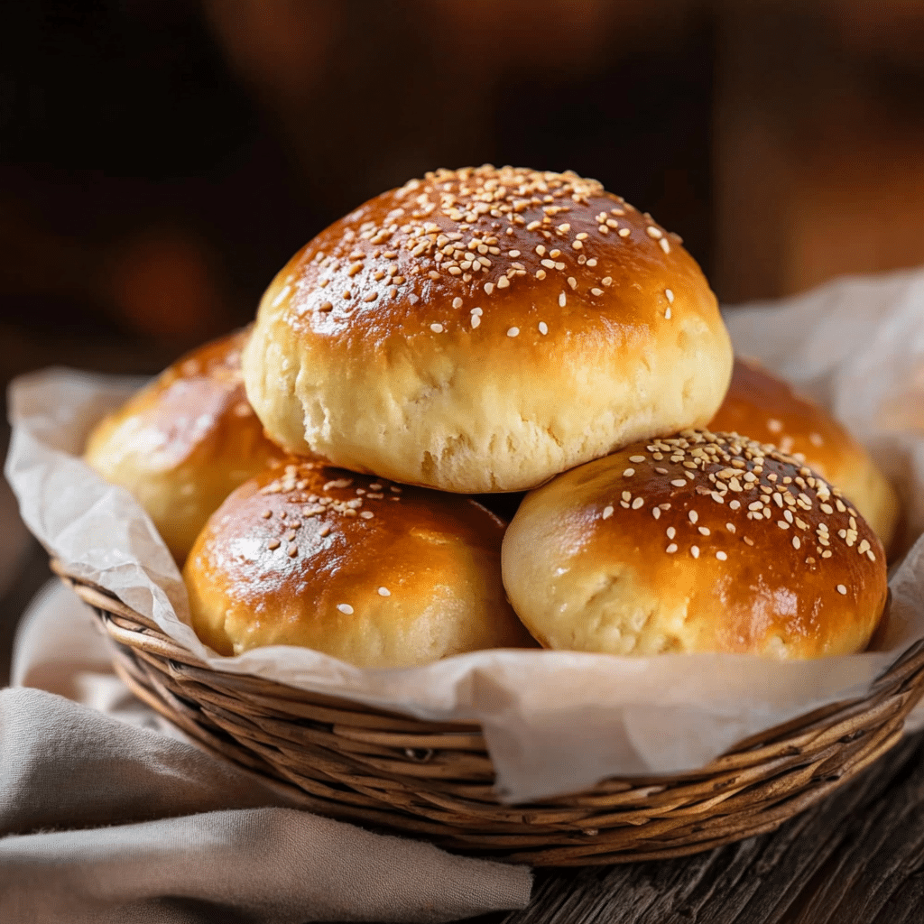 Keto Buns: The Low-Carb Bread Alternative You Need to Try 11 Freshly baked keto buns in a rustic setting