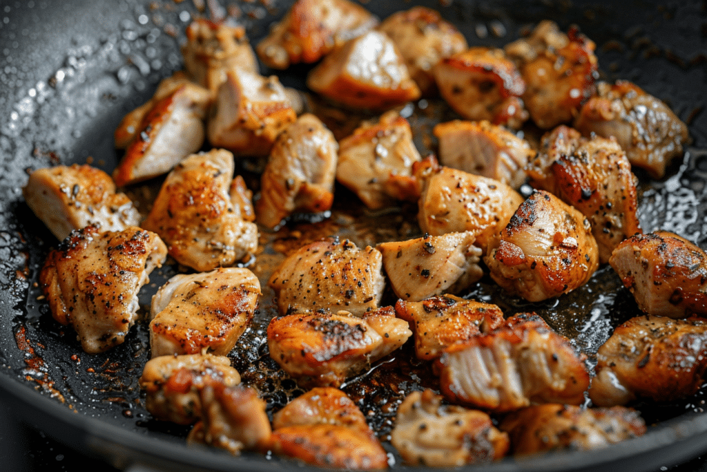 Chicken Orzo Bake (One-Pan, Extra Creamy) 13 “How to cook chopped chicken Orzo Bake breasts in a skillet”