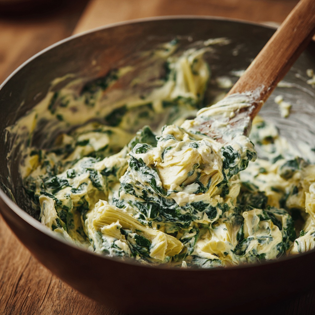 Olive Garden Spinach Artichoke Dip: An Irresistibly Cheesy Copycat Recipe 8 olive garden spinach artichoke dip step by step