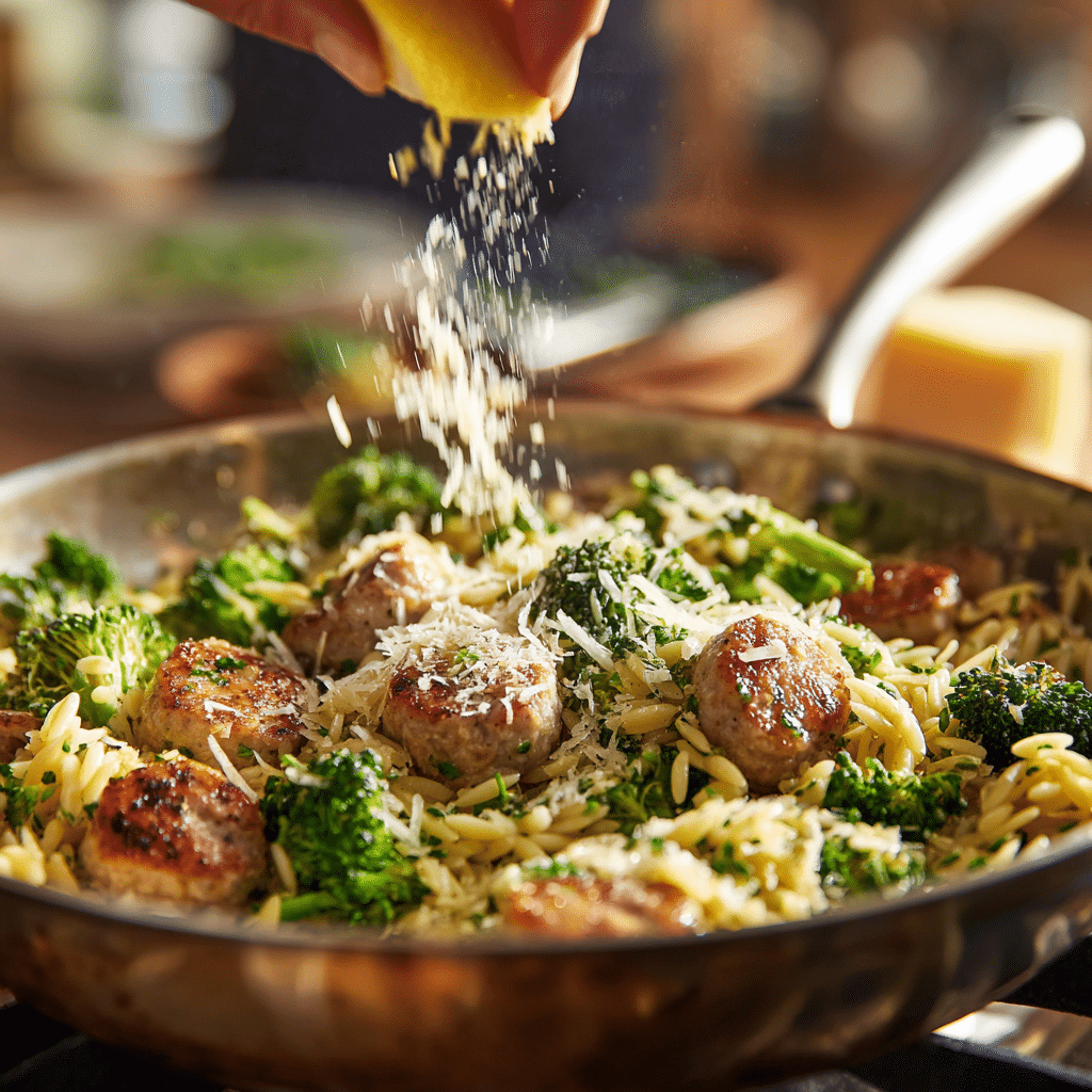 Chicken Sausage and Broccoli Orzo (One-Pan, 30 Minutes) 6 Best chicken sausage and broccoli orzo