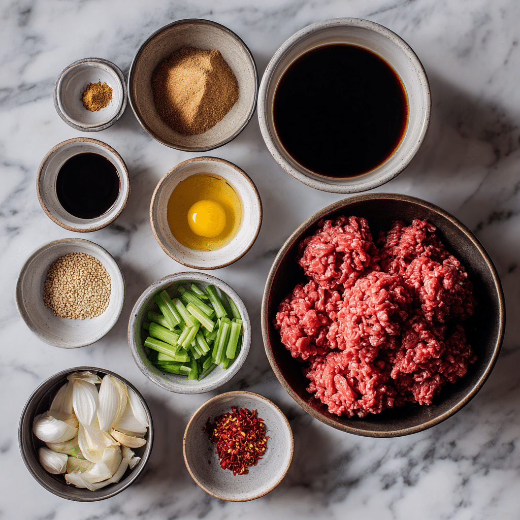Korean Beef Recipe: Fast, Flavor-Packed Weeknight Dinner 10 "korean beef recipe ingredients arranged in bowls"