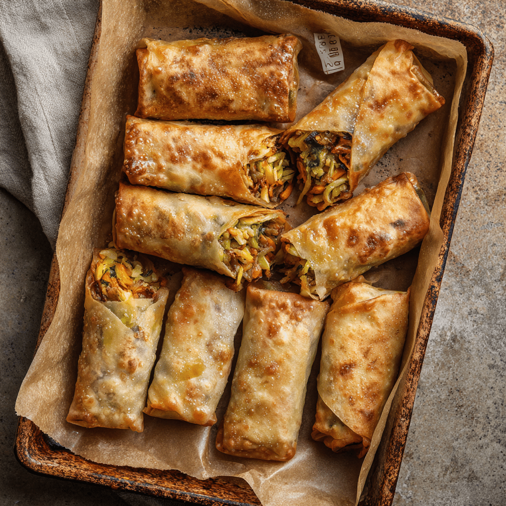 u3873878526 Freezer friendly homemade egg rolls on parchment 912273ba b886 4eb1 94f1 03e0316b4924 2