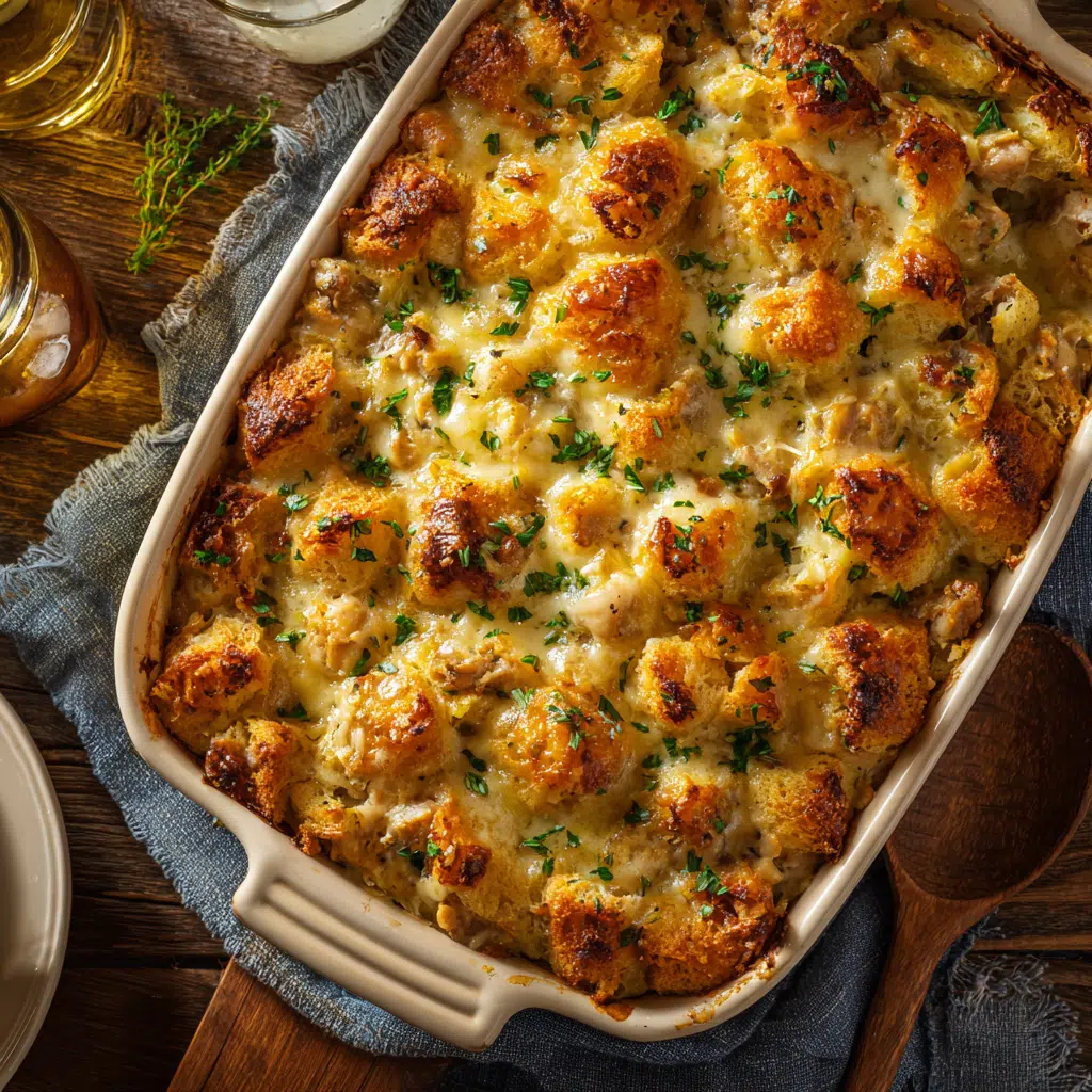 Dollys Chicken Stuffing Casserole